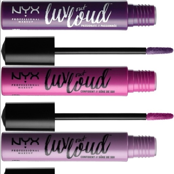 NYX Luv Out Loud Cream Lipstick Brave & Fearless Bundle Set - Picture 14 of 15